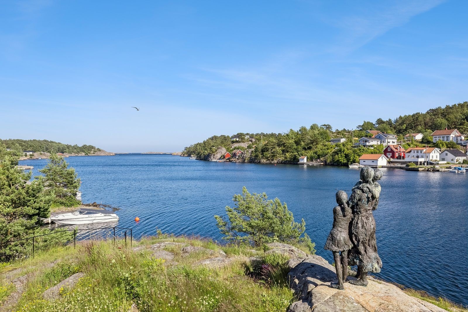 Utsiktsplass fra Kilsund ut mot Skagerak Galleribilde