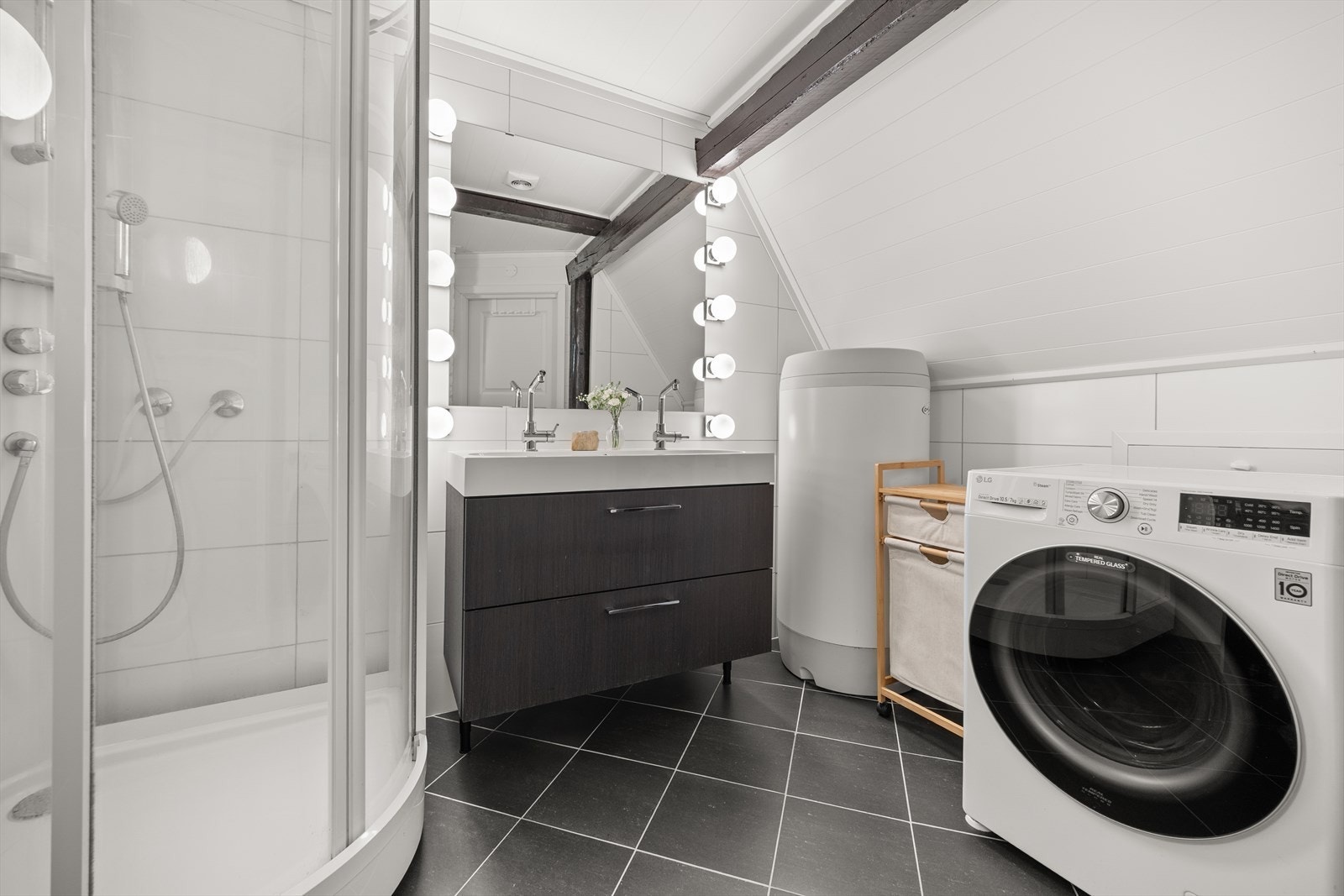 Badet har opplegg for vaskemaskin Galleribilde