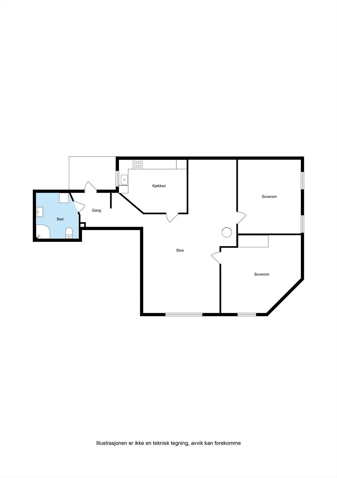 Presentasjon av leiligheten Galleribilde
