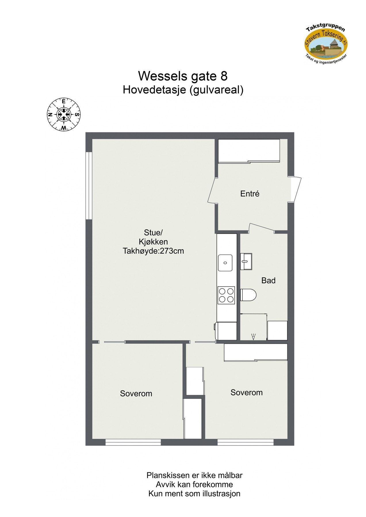 Planskisse. Galleribilde