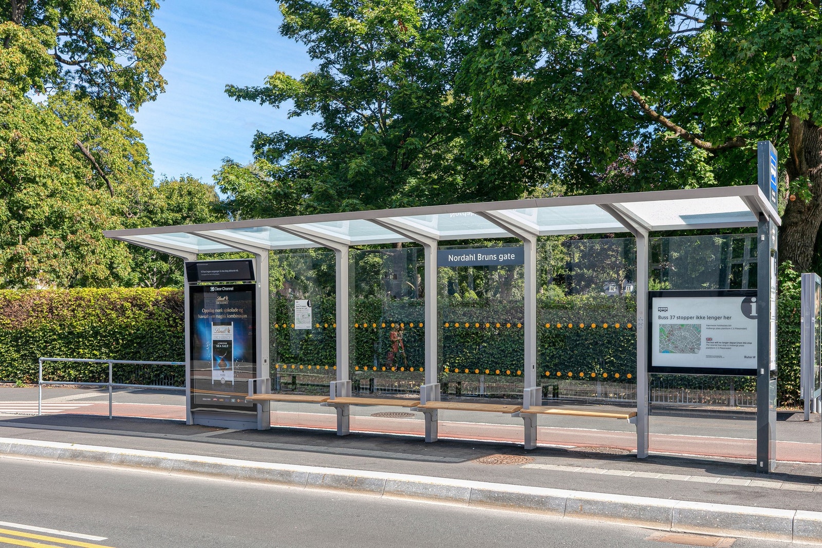 Kort vei til bussforbindelser. Galleribilde