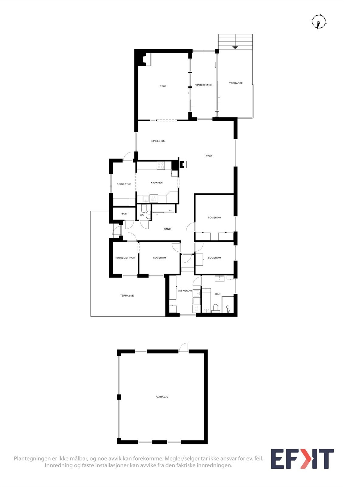 Plantegning Galleribilde