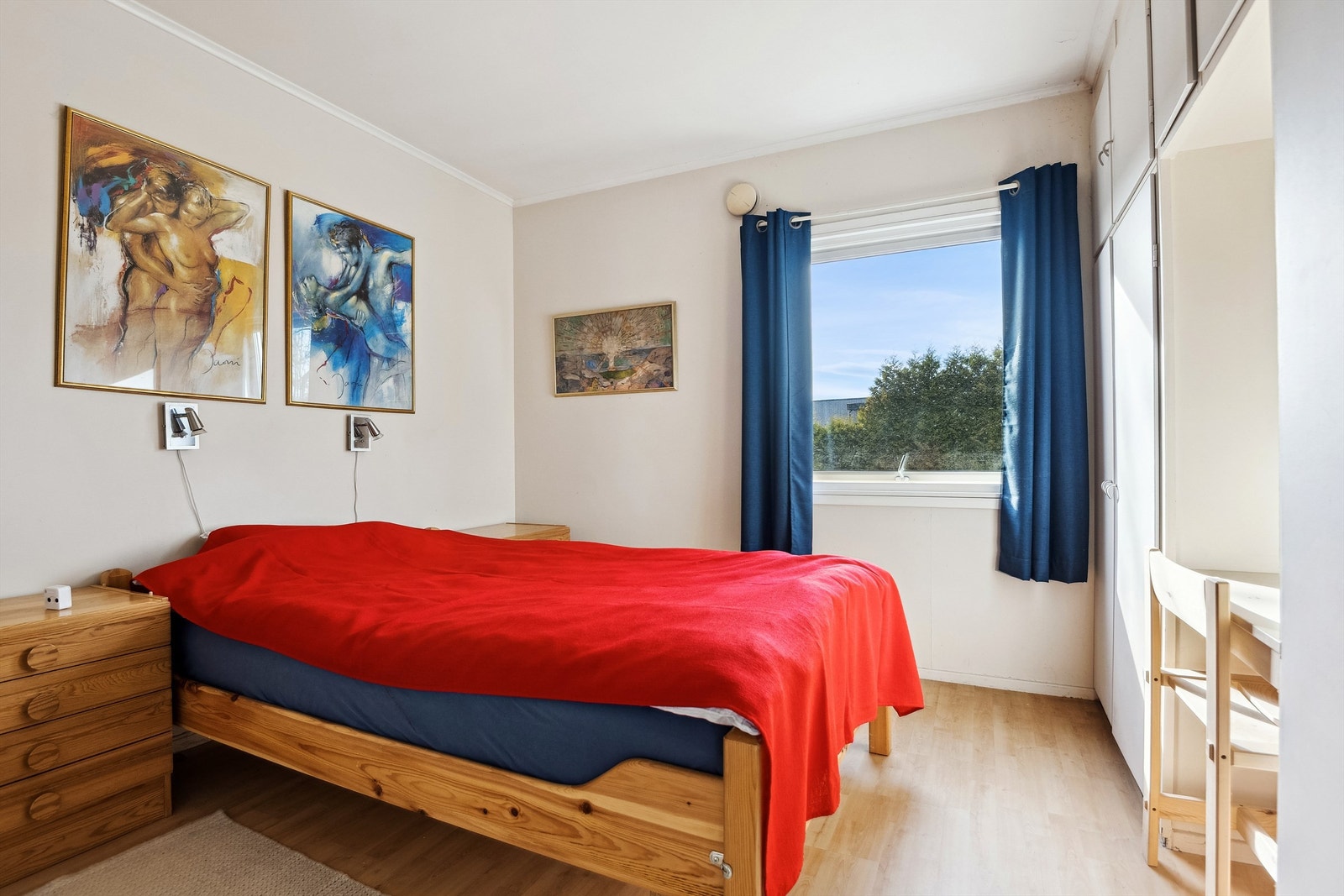Boligen har i d
ag 3 soverom Galleribilde