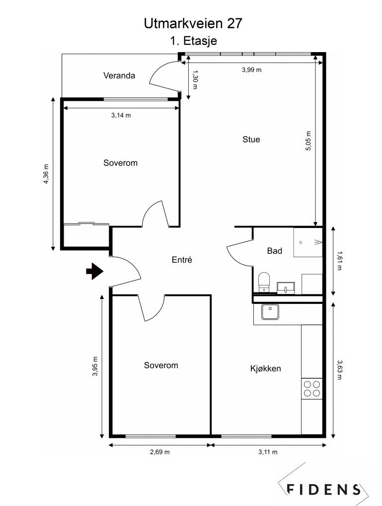 Plantegning Galleribilde