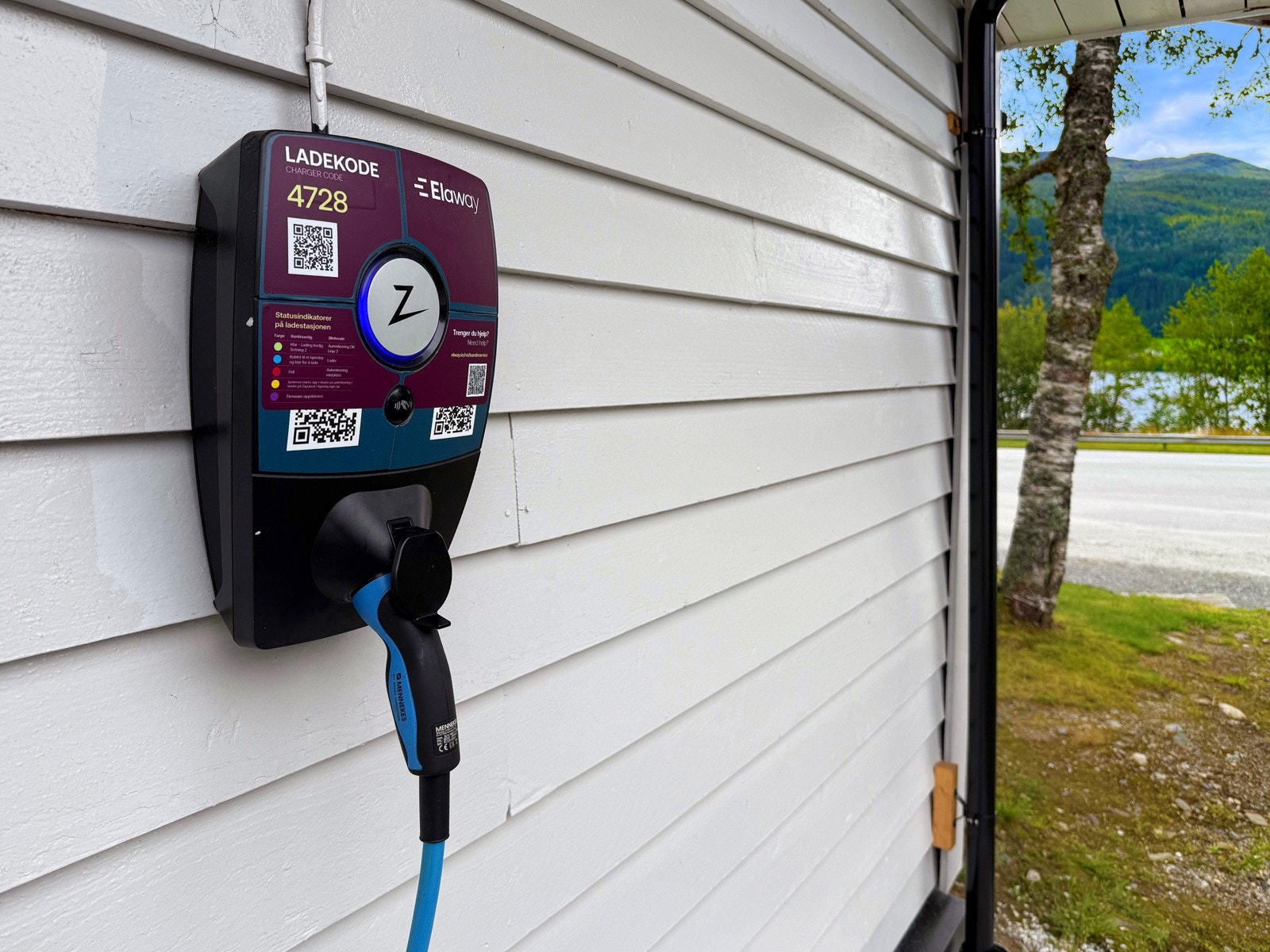 Mulighet for lading til el-bil Galleribilde