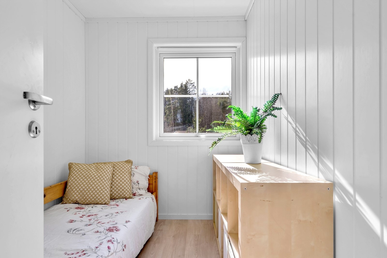 Bod innredet som soverom. Galleribilde