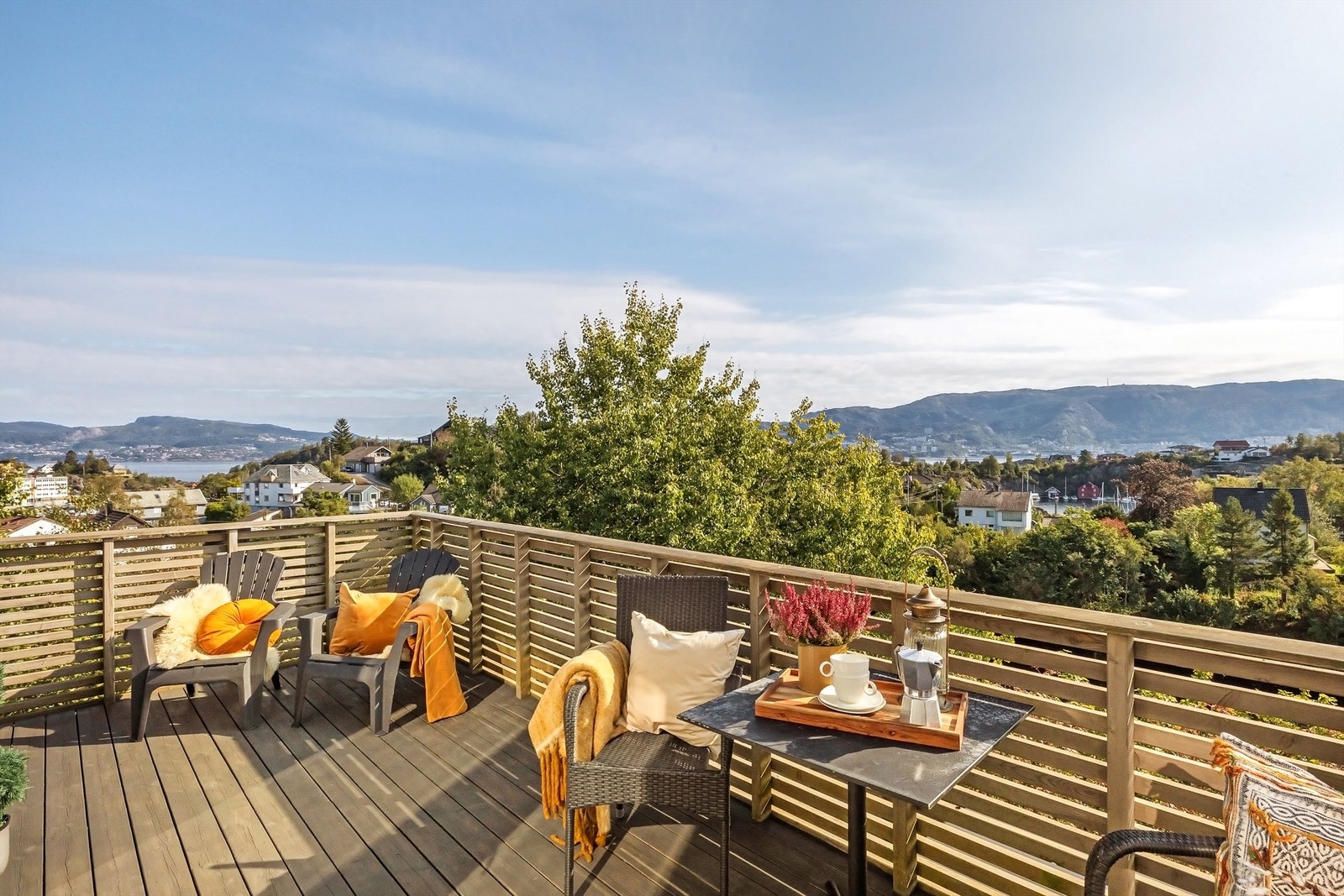 Vidstrakt panorama utsikt. Galleribilde