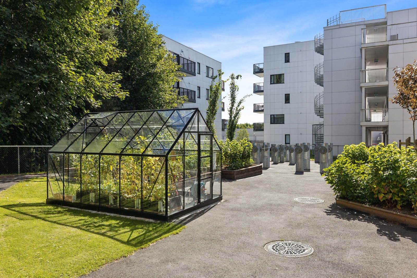 Hyggelig fellesarealer rundt ved leiligheten. Galleribilde