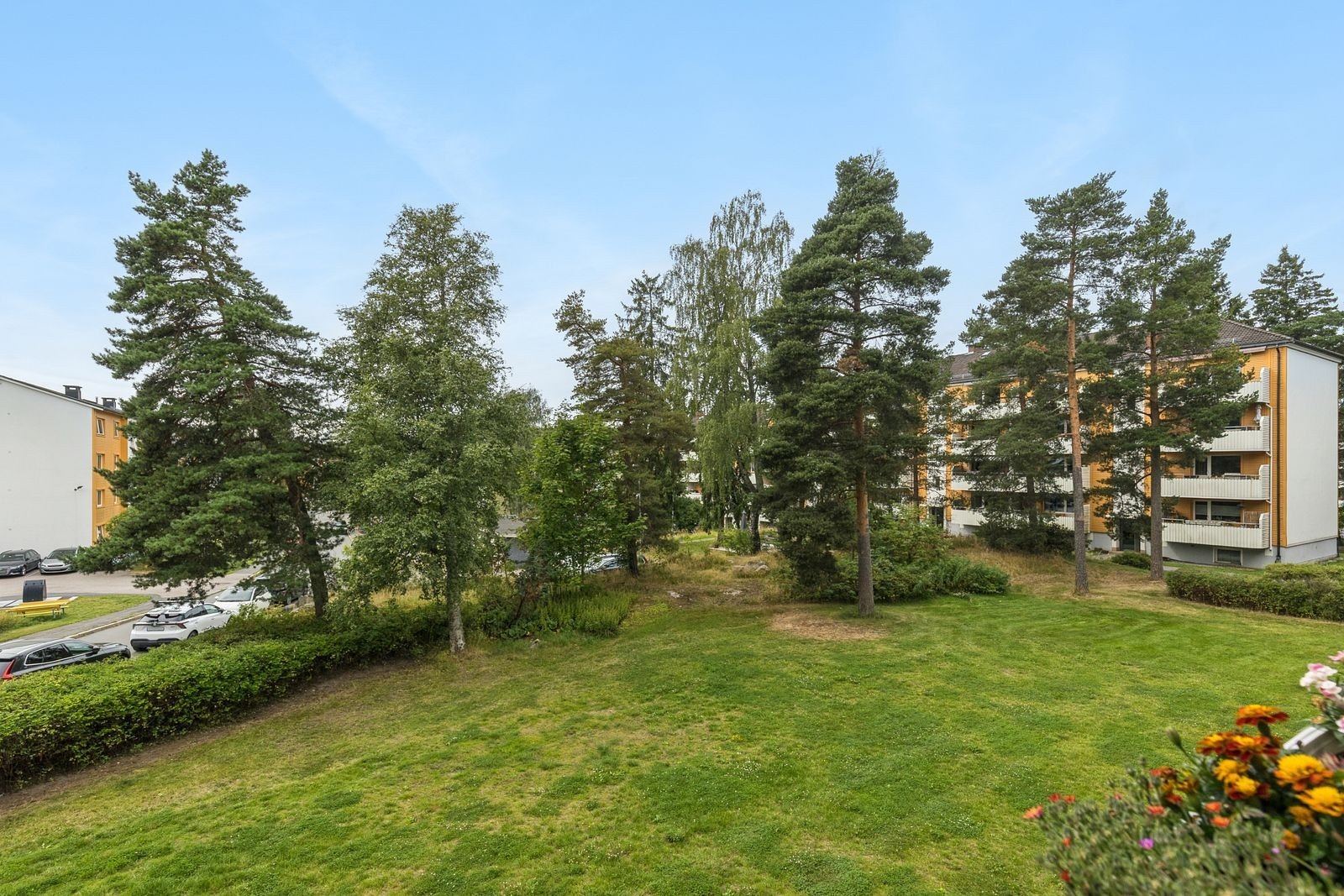 Utsyn fra balkong. Galleribilde