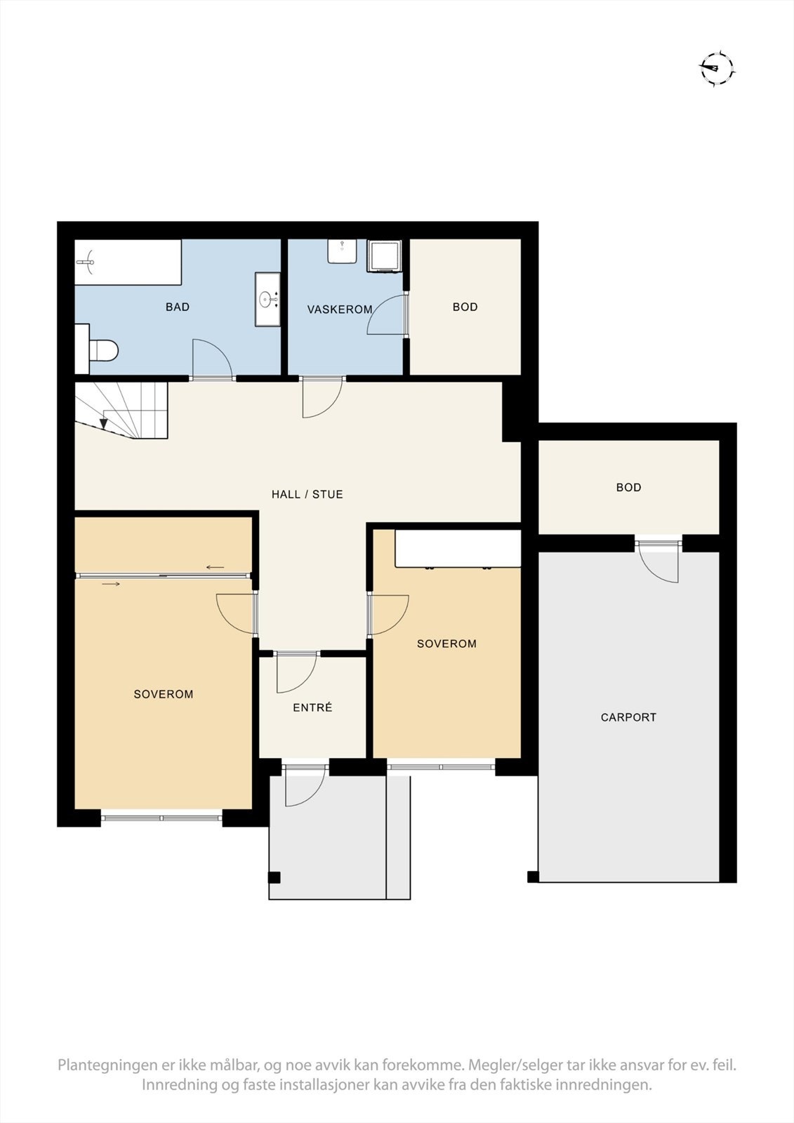 Plantegning 1. etasje. Galleribilde