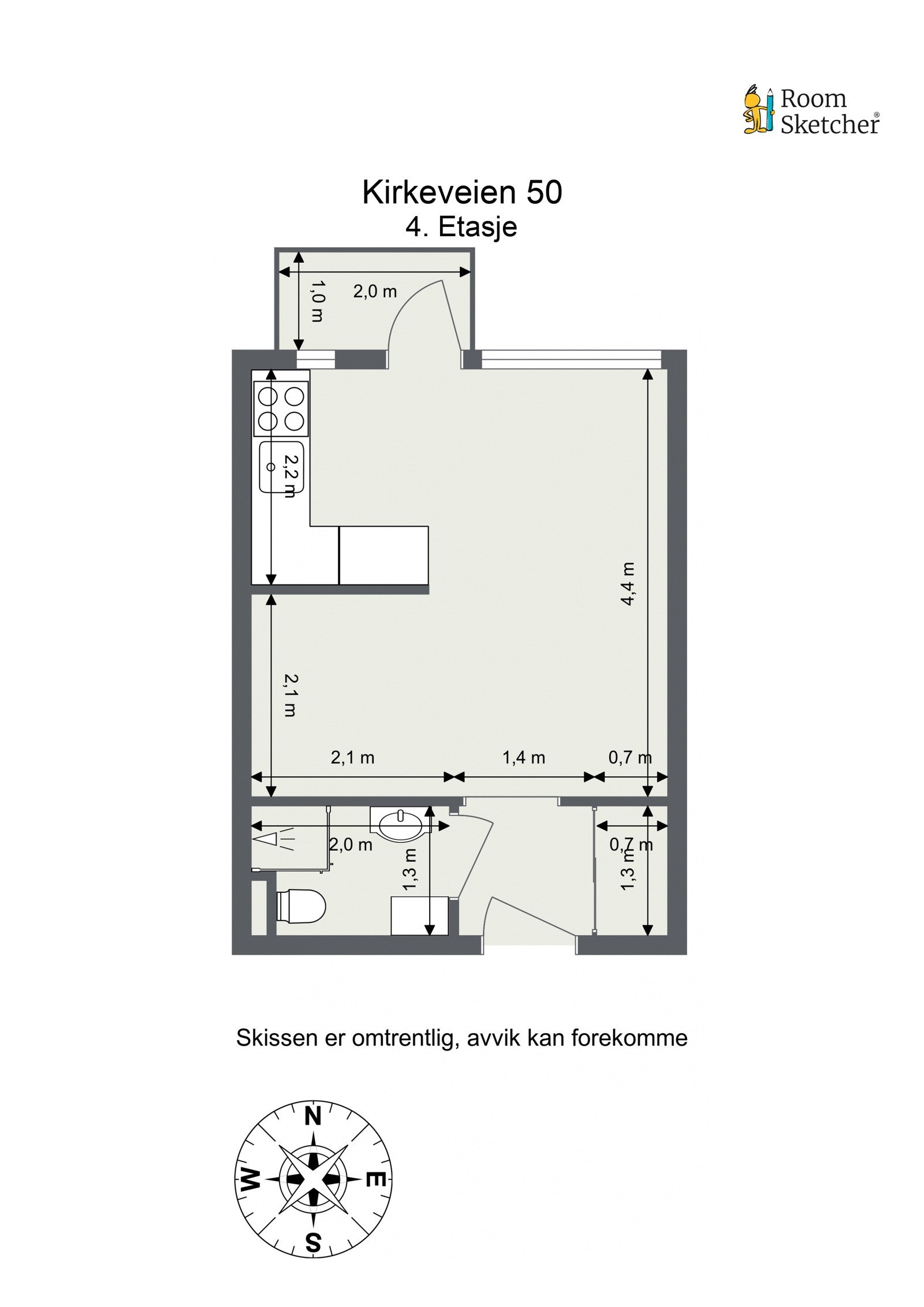 Plantegning Galleribilde