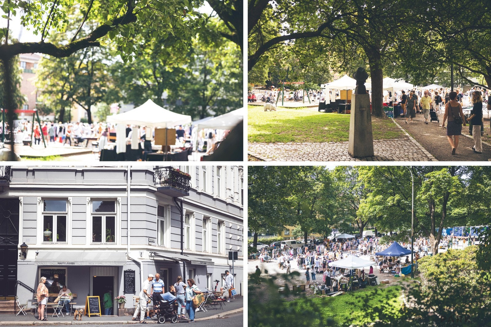 På Vestkanttorvet har det vært antikk, brukt og klesmarked hver lørdag siden 1989. Markedet har åpent hver lørdag fra mars til desember. Galleribilde