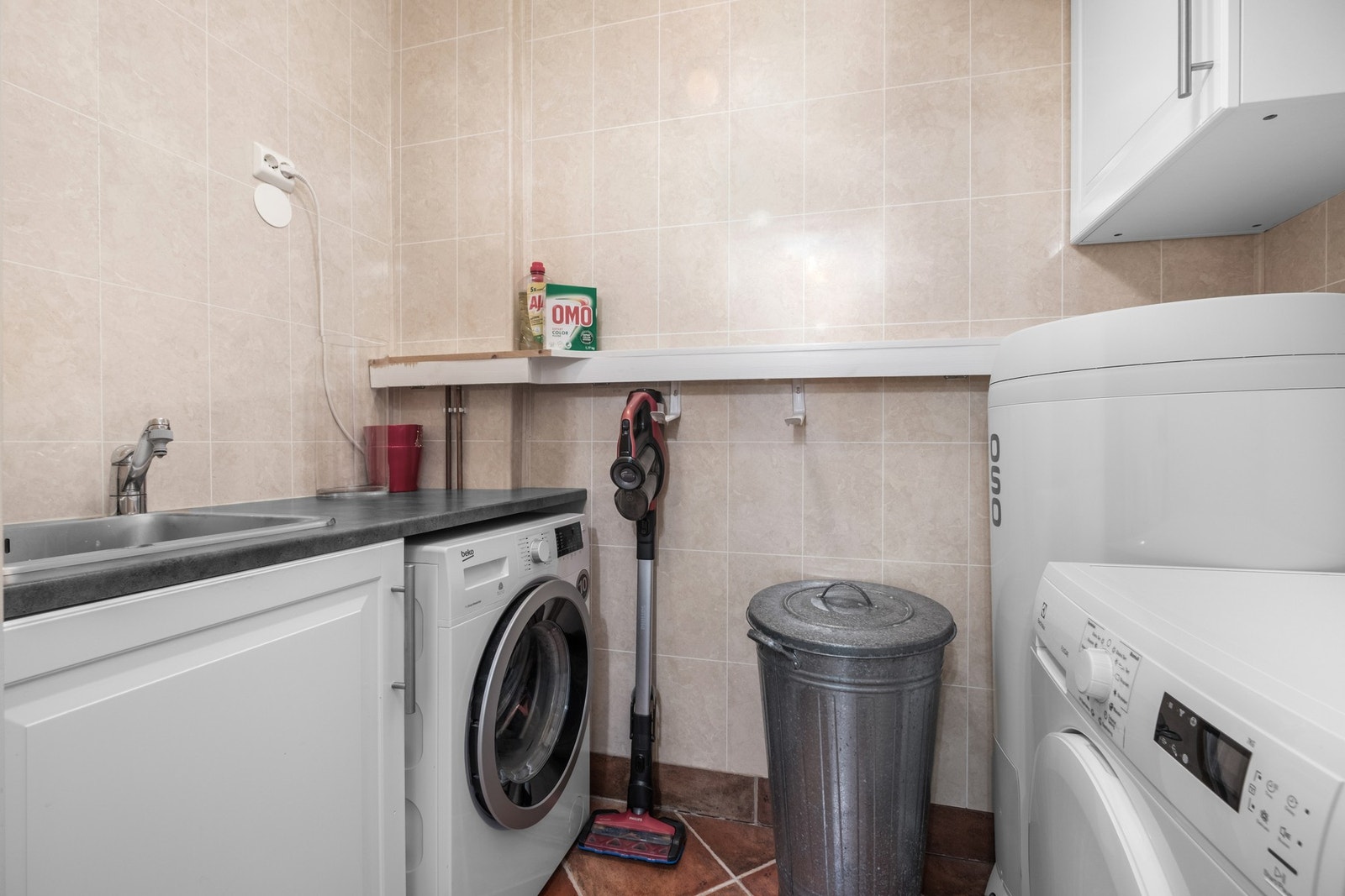 Praktisk vaskerom på 7 kvm. Galleribilde