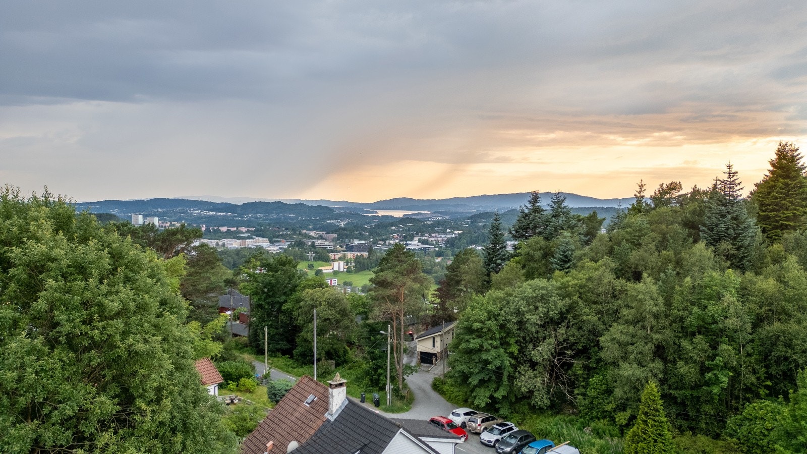 Landlig beliggenhet i Fyllingsdalen Galleribilde