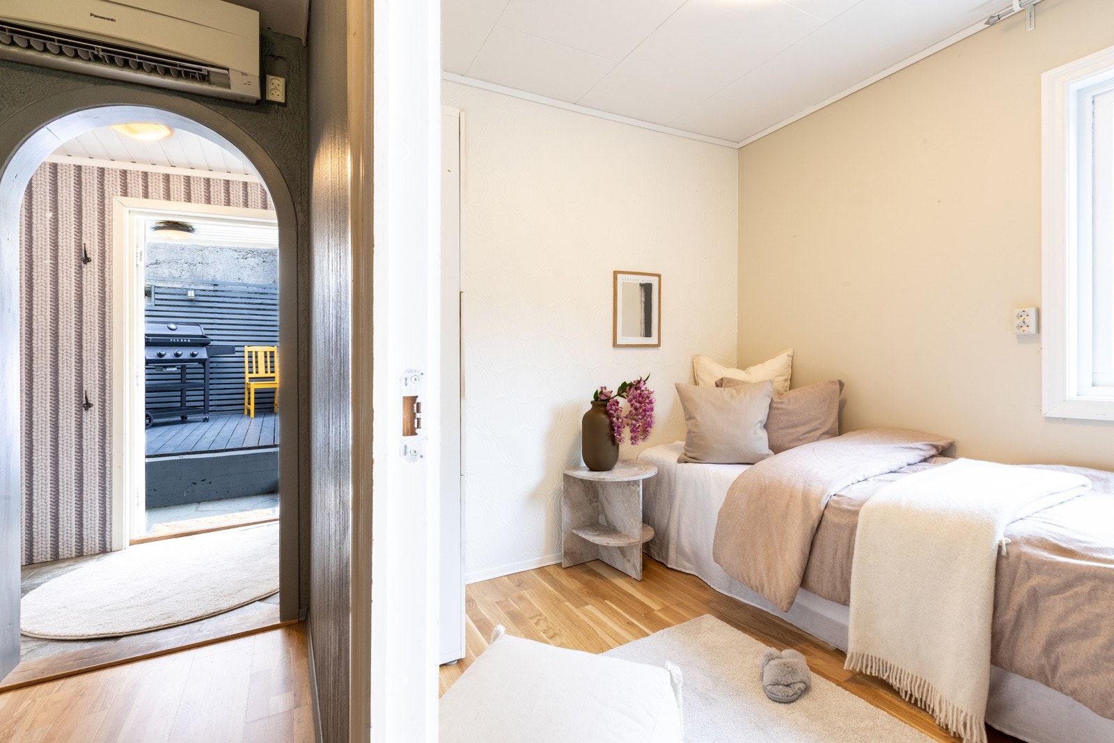 Dette soverommet ligger mellom stue og inngangspartiet Galleribilde