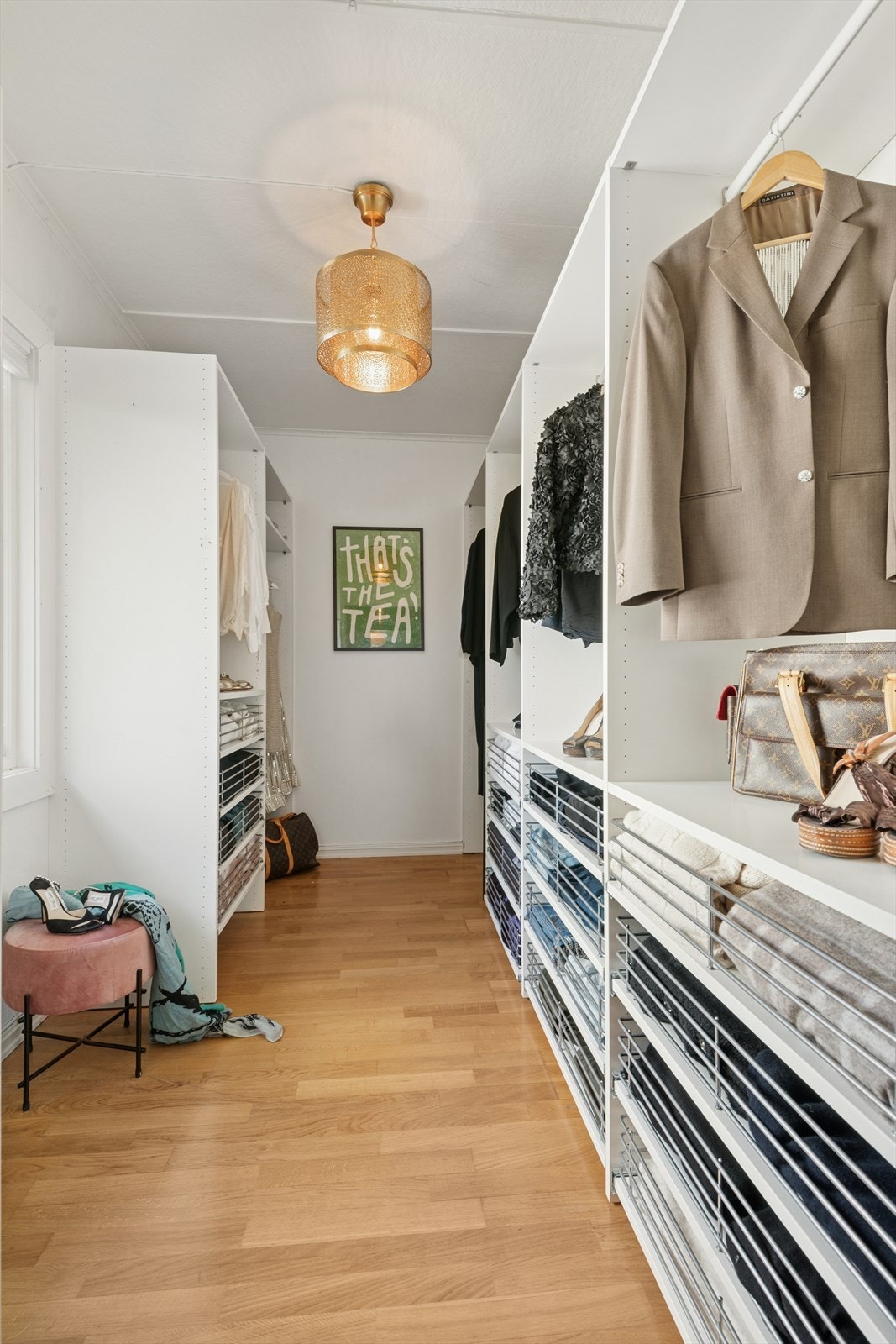Soverom IV er innredet som walk-in-closet. Galleribilde