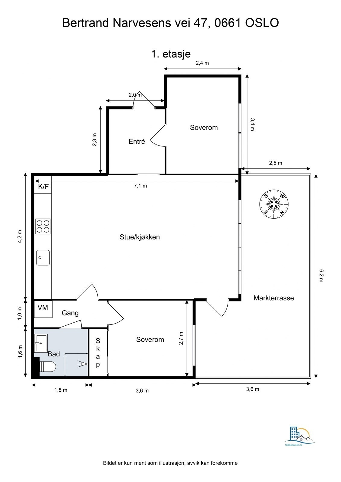 Plantegning Galleribilde
