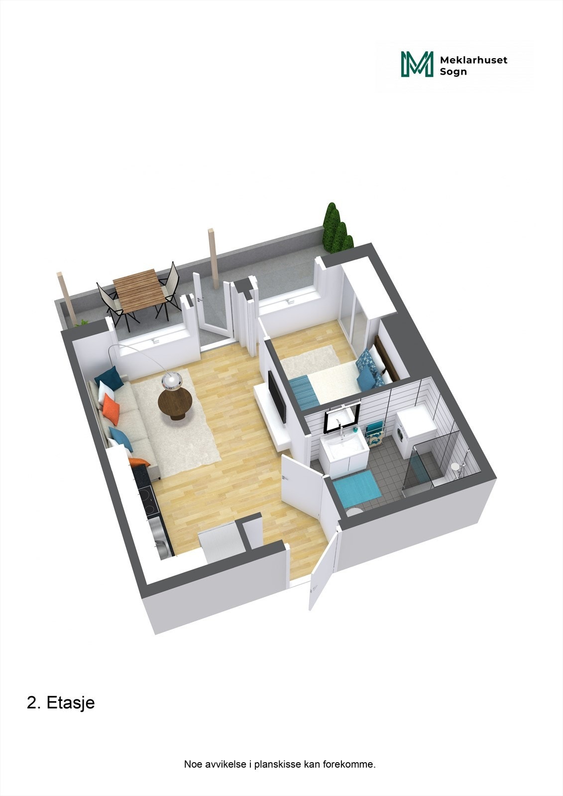 Planteikning 3D Galleribilde