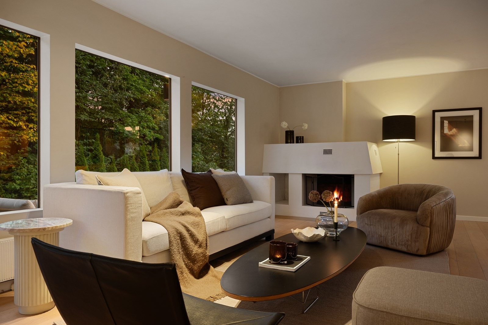 Eneboligen ble oppført i 1968 og ble oppgradert innvendig mellom 2014 og 2021 Galleribilde