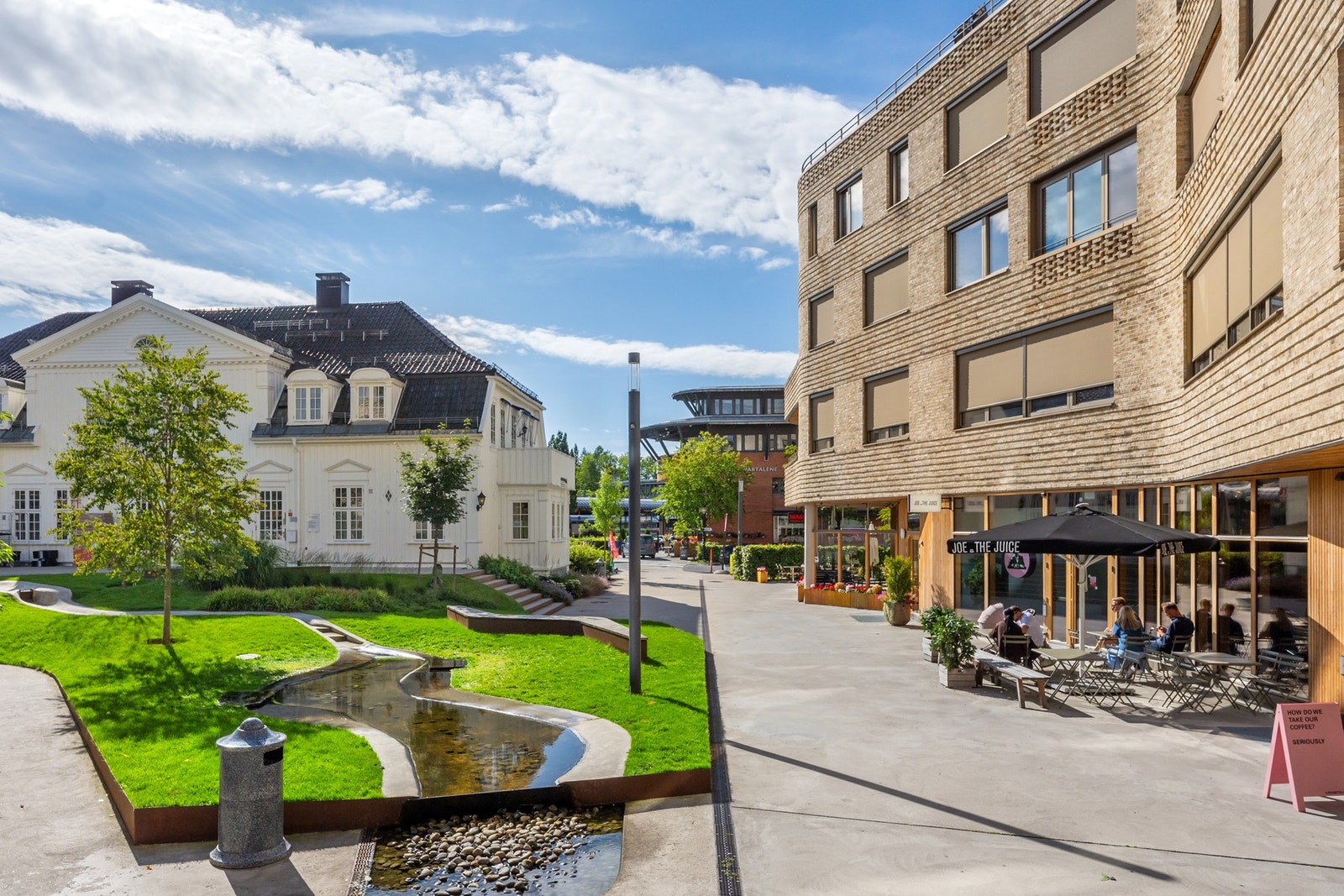 Asker sentrum byr på mange hyggelige spisesteder. Galleribilde