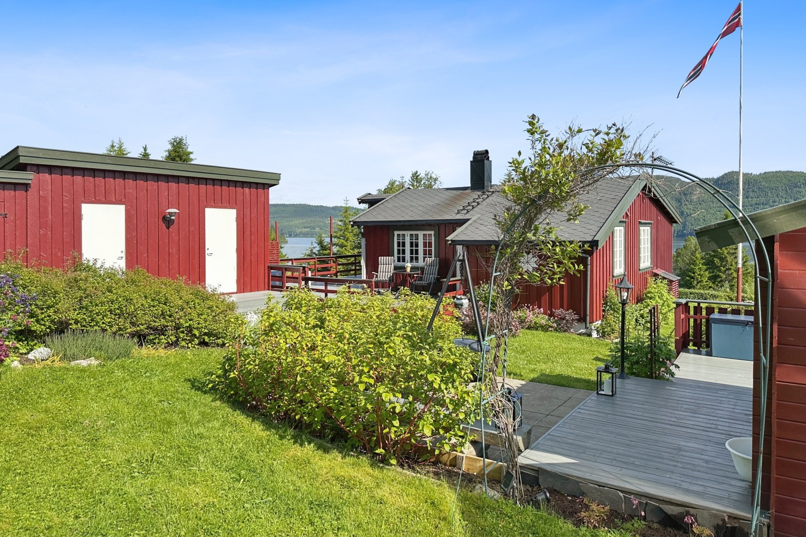 Annekset ble bygd i 2001 og påbygd i 2007. Galleribilde