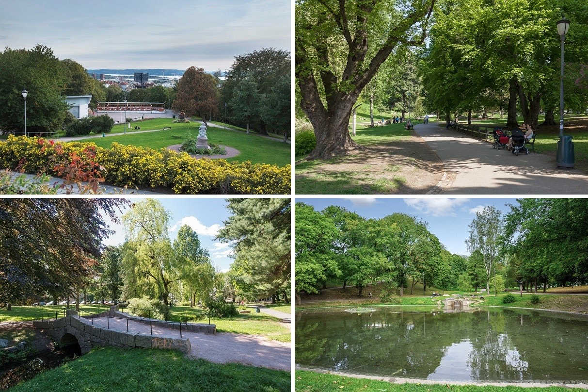 St. Hanshaugen park er svært innholdsrik med blant annet 3 lekeplasser, andedam, Tuftepark og egen hundepark. Galleribilde