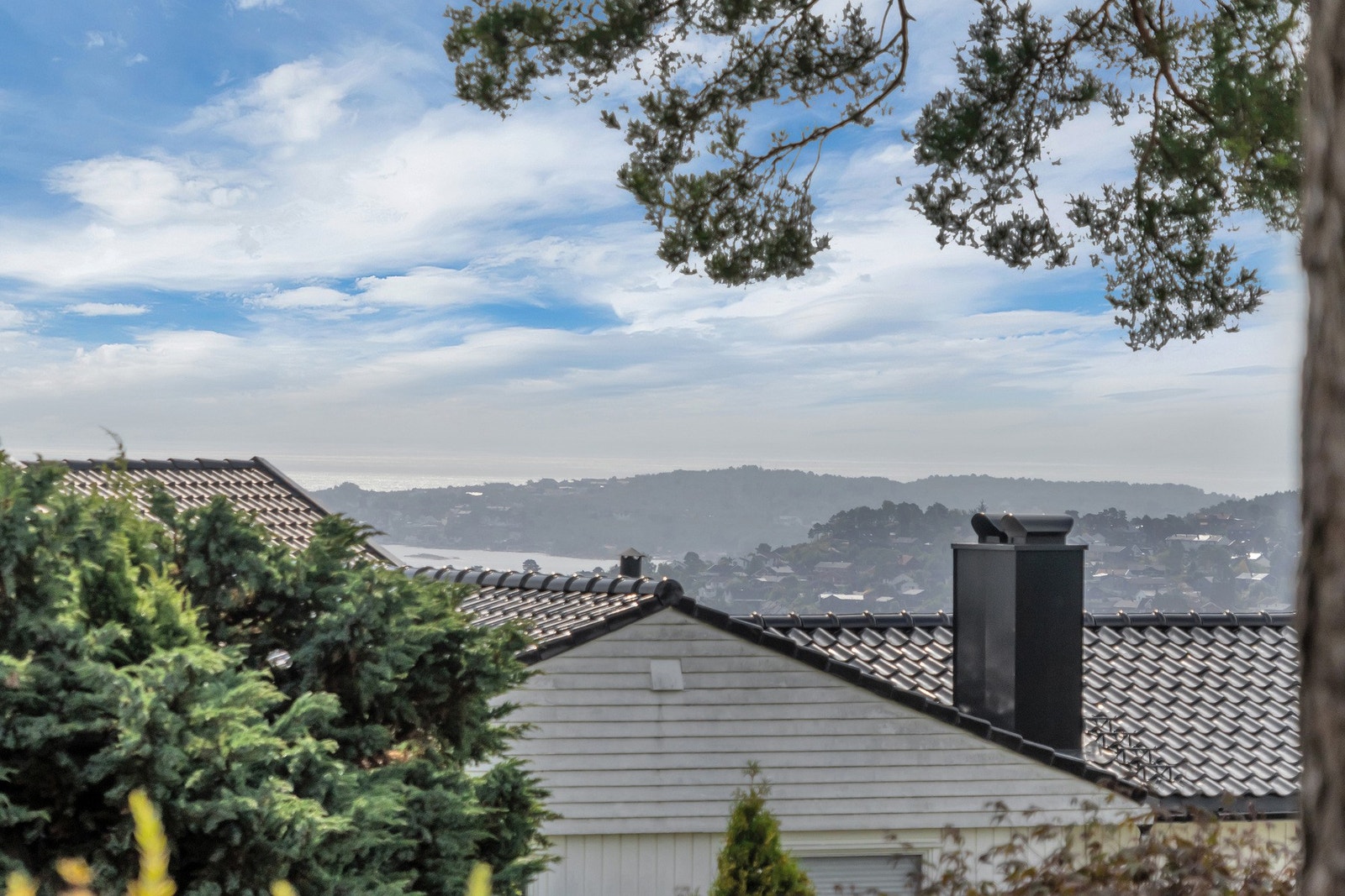 Havutsikt fra tomten Galleribilde