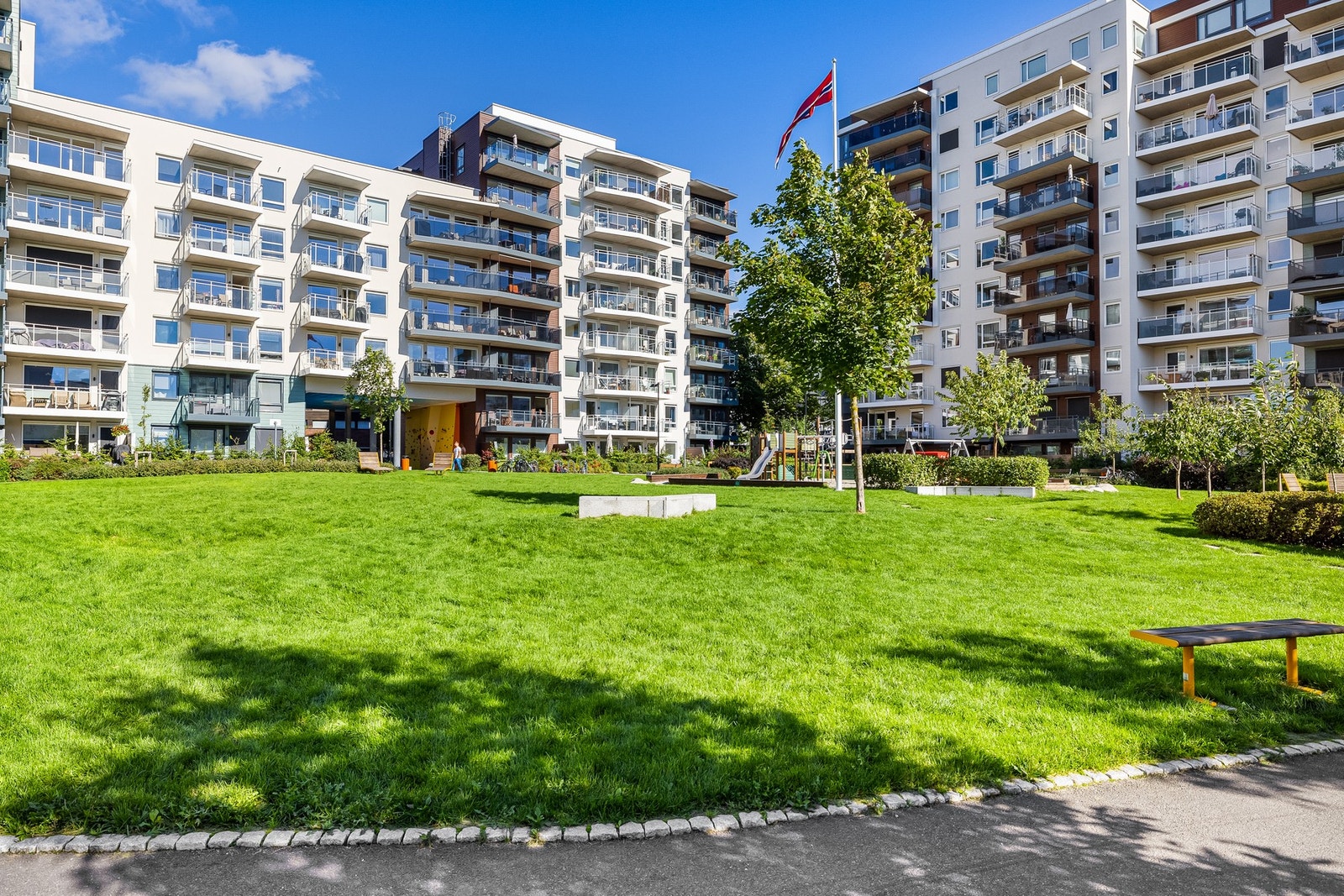 Nydelig gressplen. Galleribilde