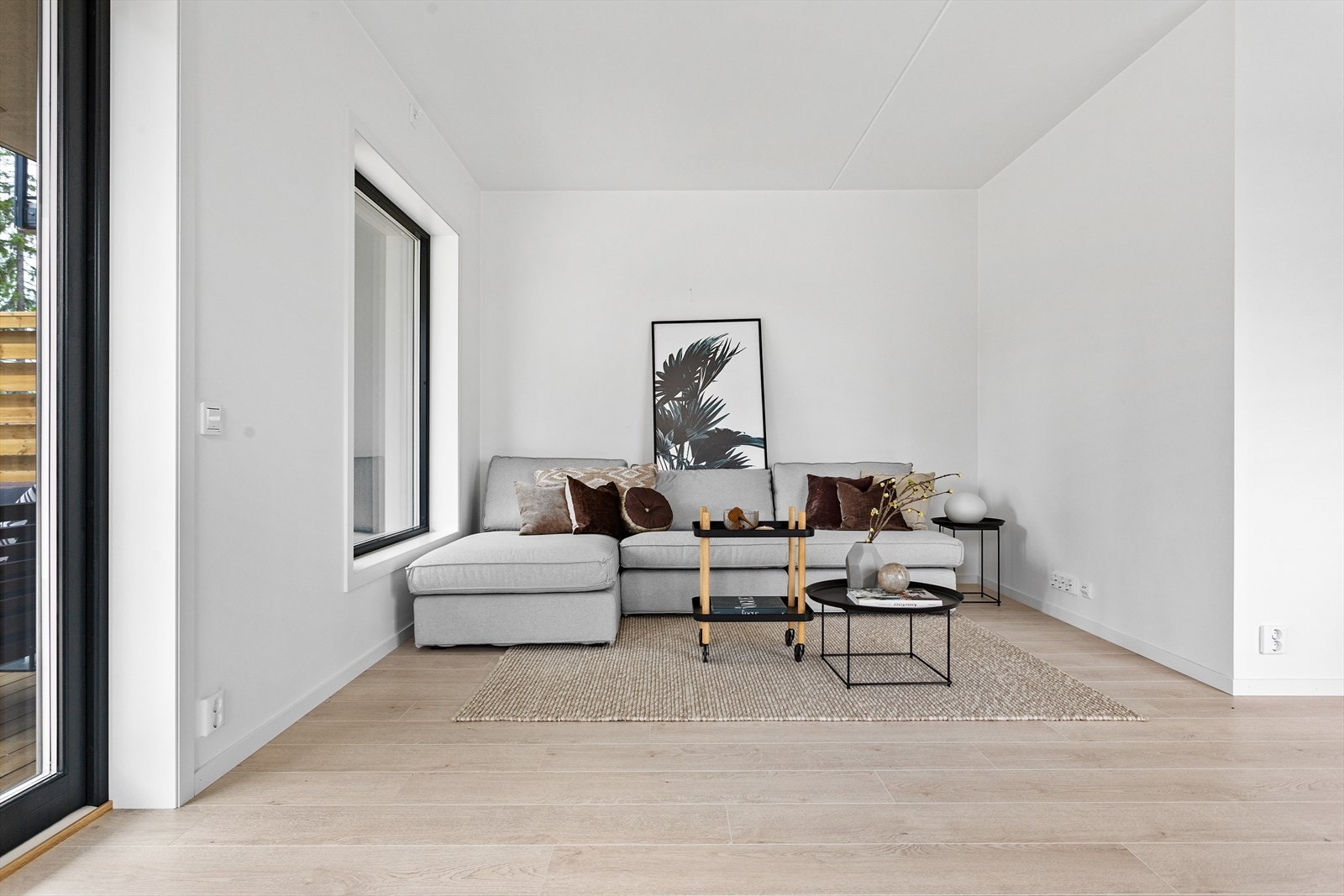 Koselig sofakrok i stuen, perfekt for avslapning. Galleribilde