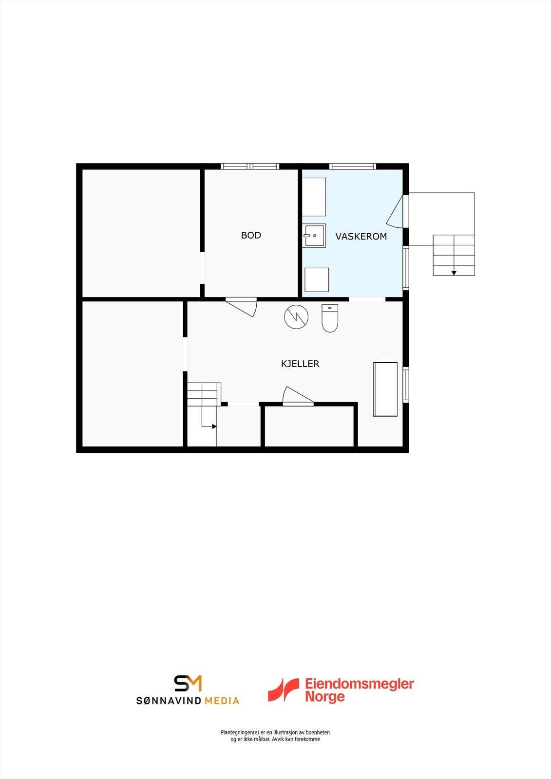 Plantegning kjeller Galleribilde