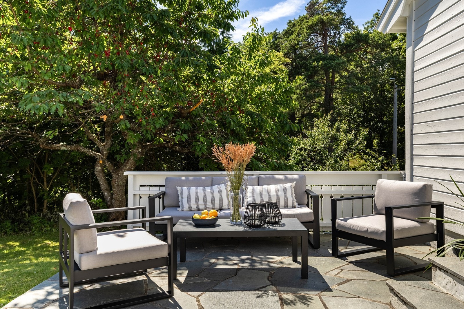 Her sitter man skjermet til. Galleribilde