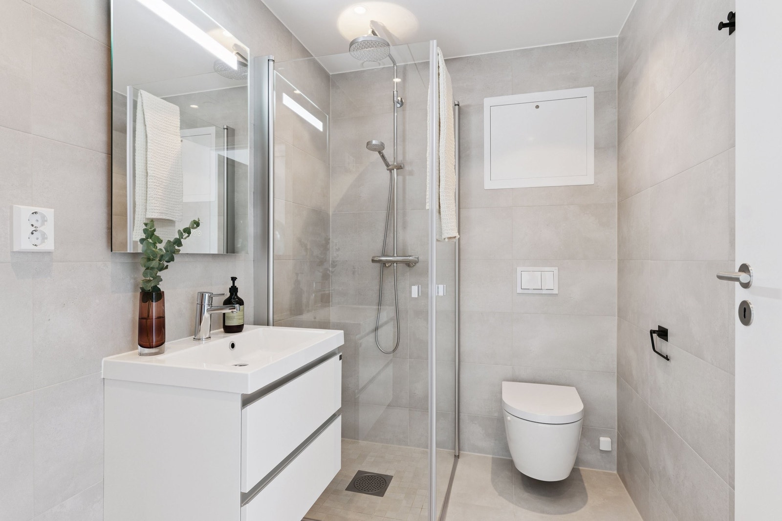 Bad med ekstra fine fliser som tilvalg Galleribilde