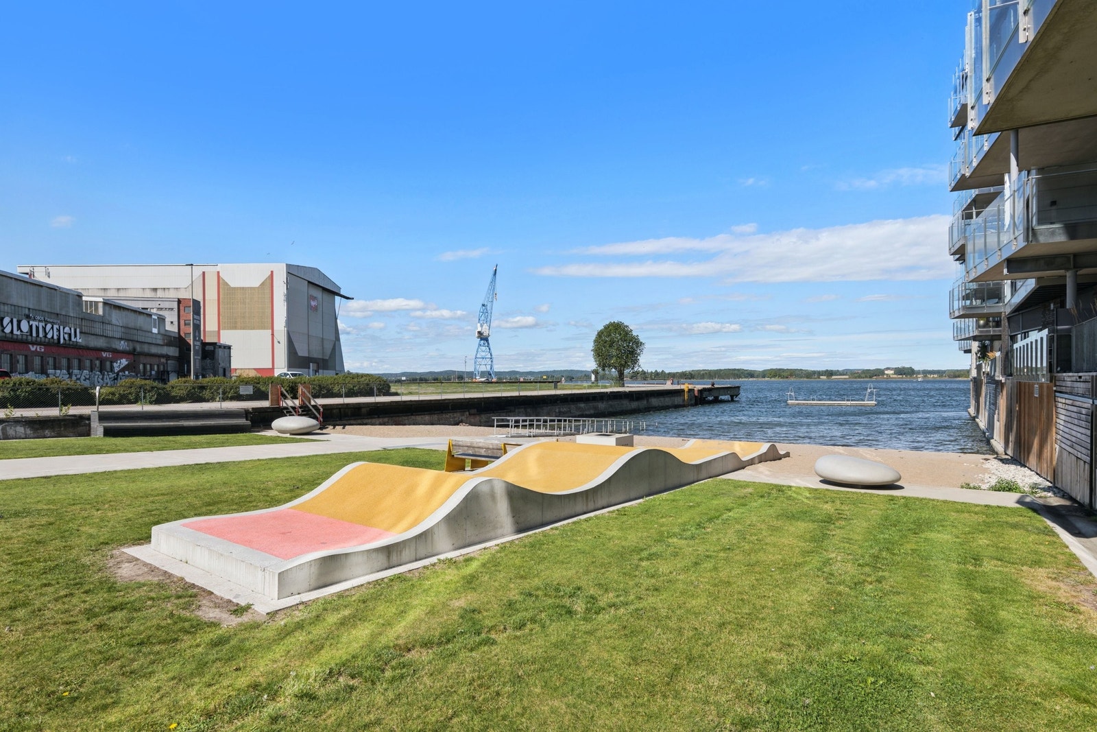 Stranden er rett rundt hjørnet Galleribilde