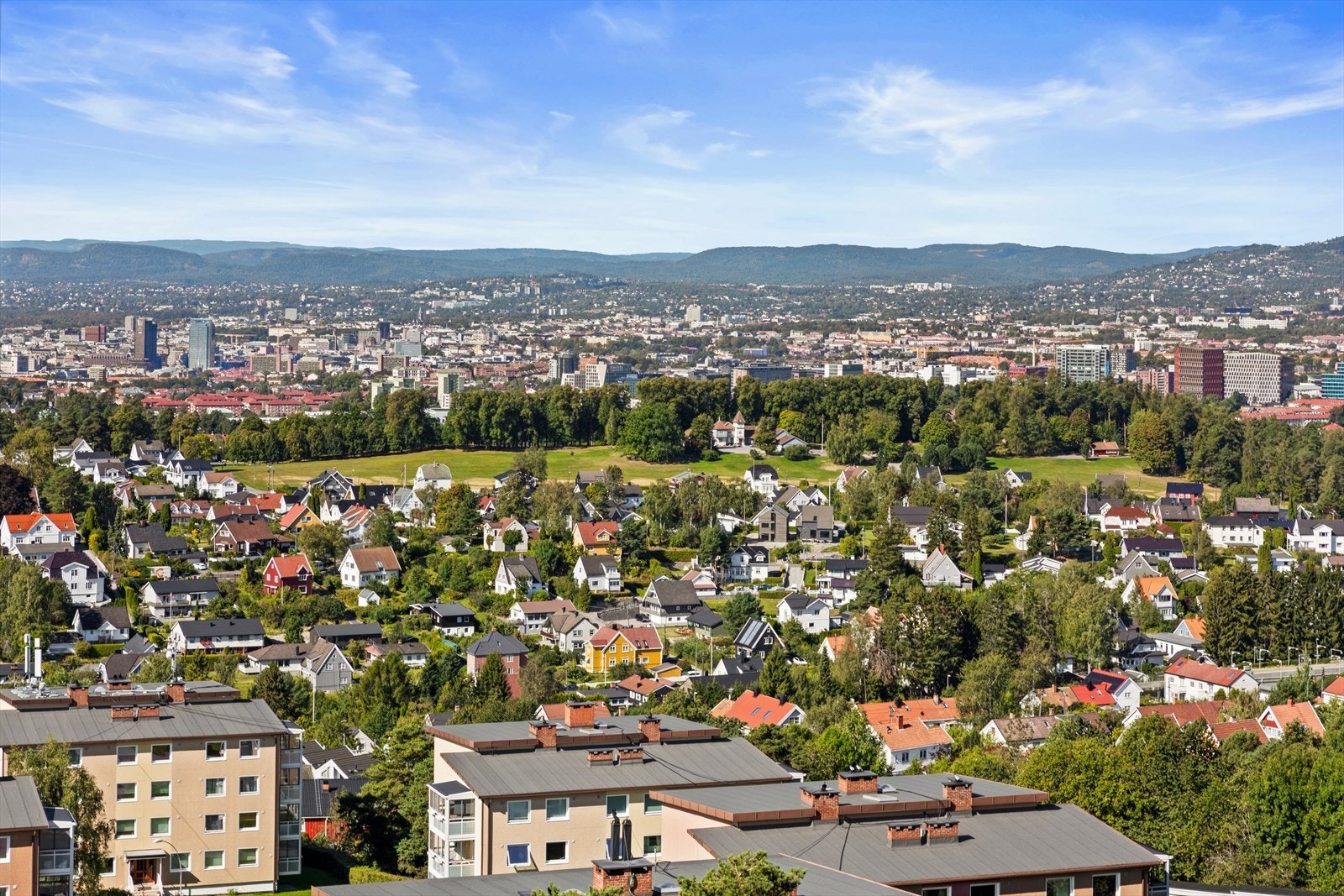 Flott utsikt fra soverommet. Galleribilde