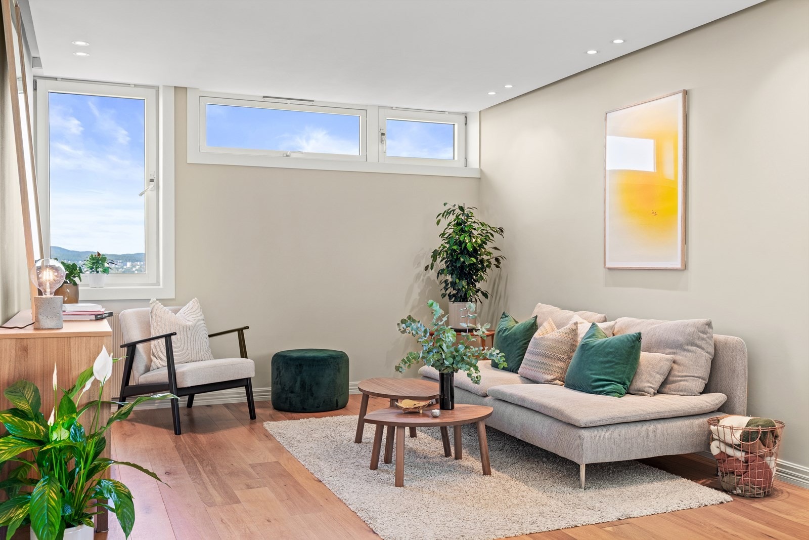 Her kan man nyte fritiden i sofakroken. Galleribilde