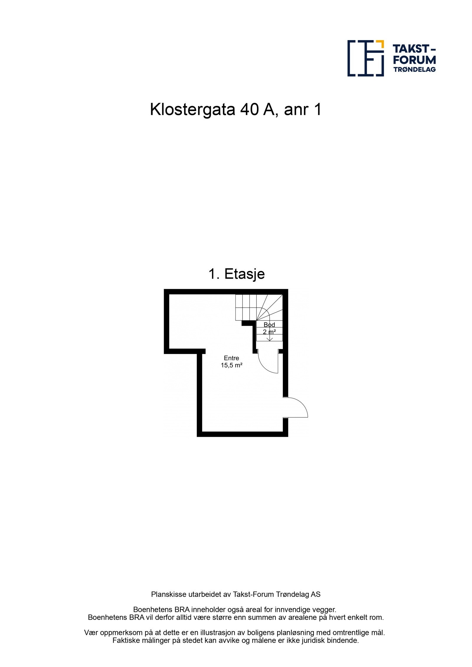 Planskisse 1.etasje. Galleribilde