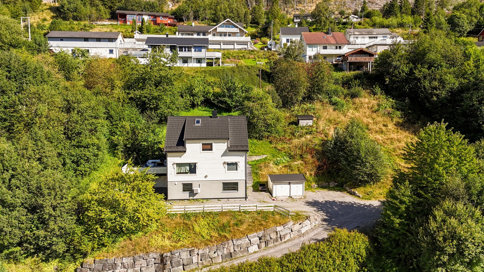 Dronefoto. Galleribilde