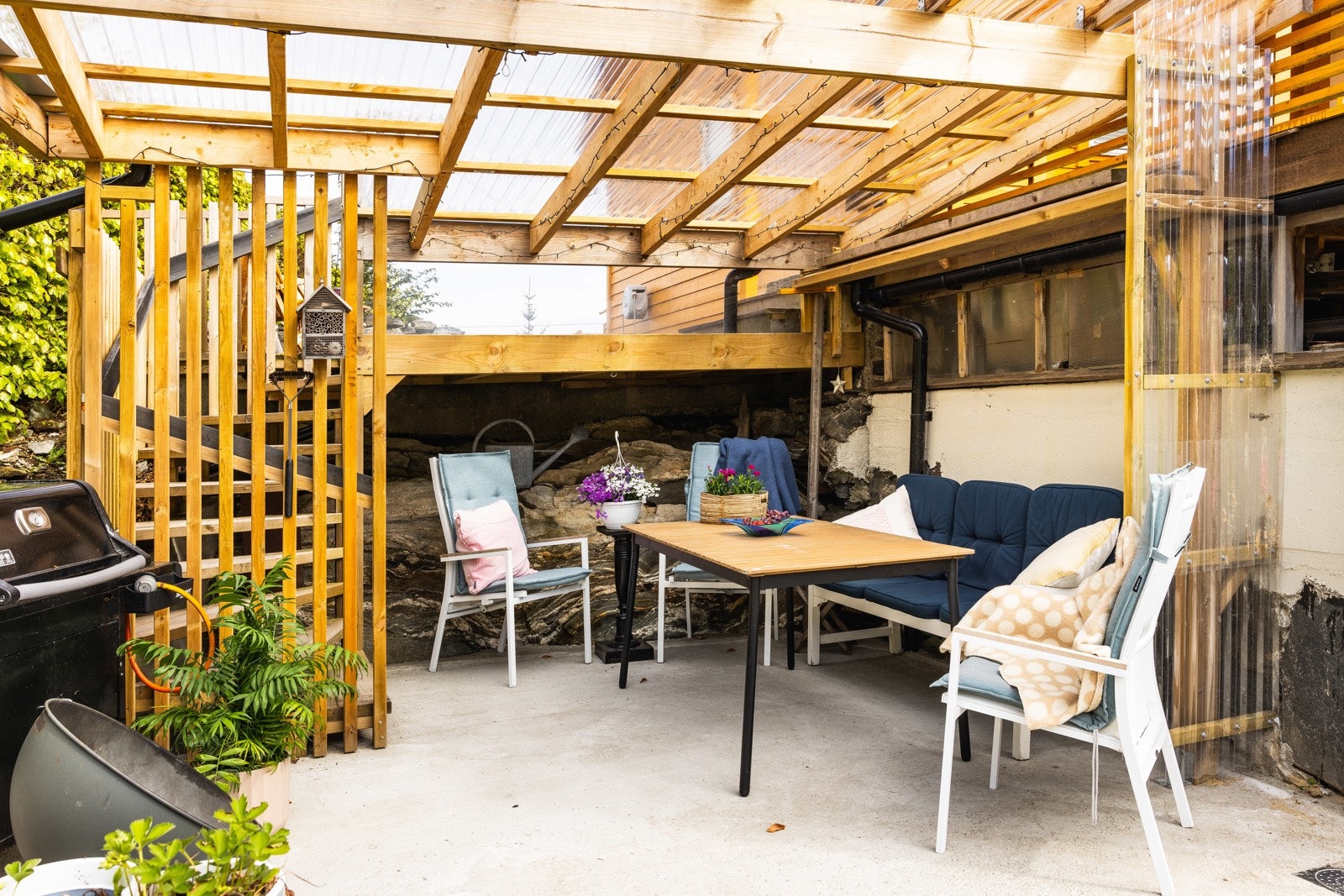 Du har også et overbygget uteområde. Galleribilde