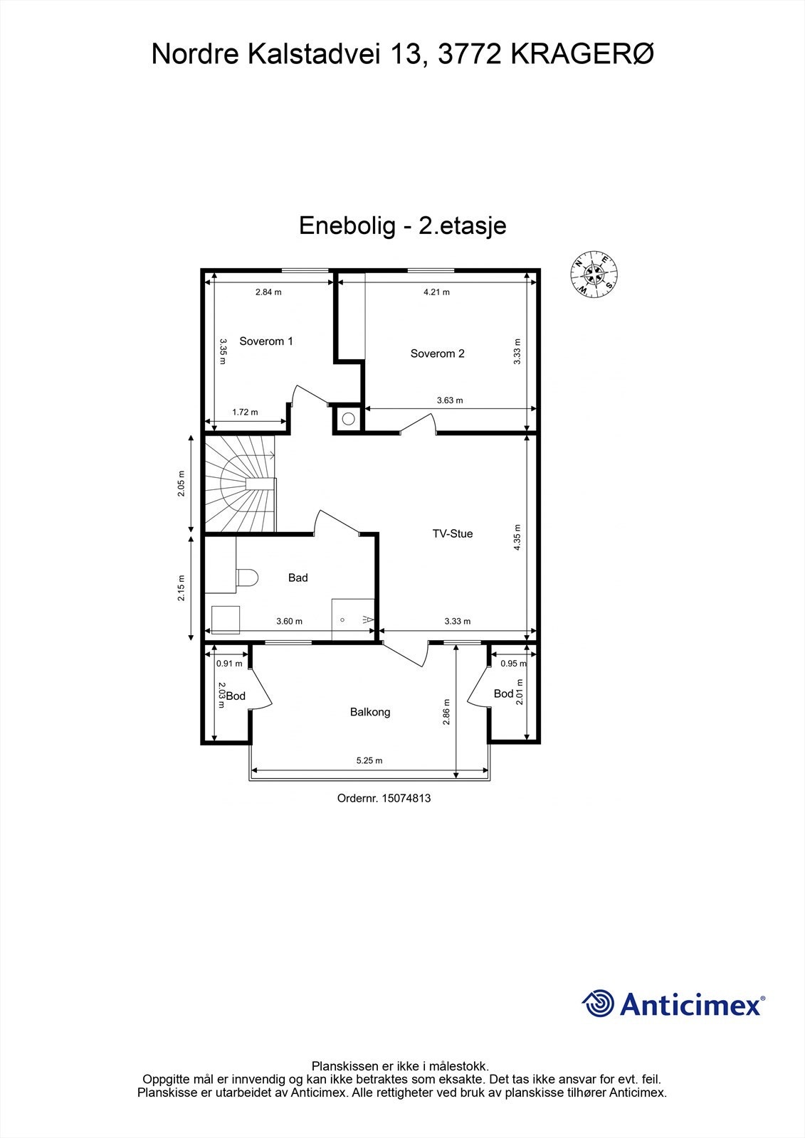 Plantegning - 2.etasje Galleribilde