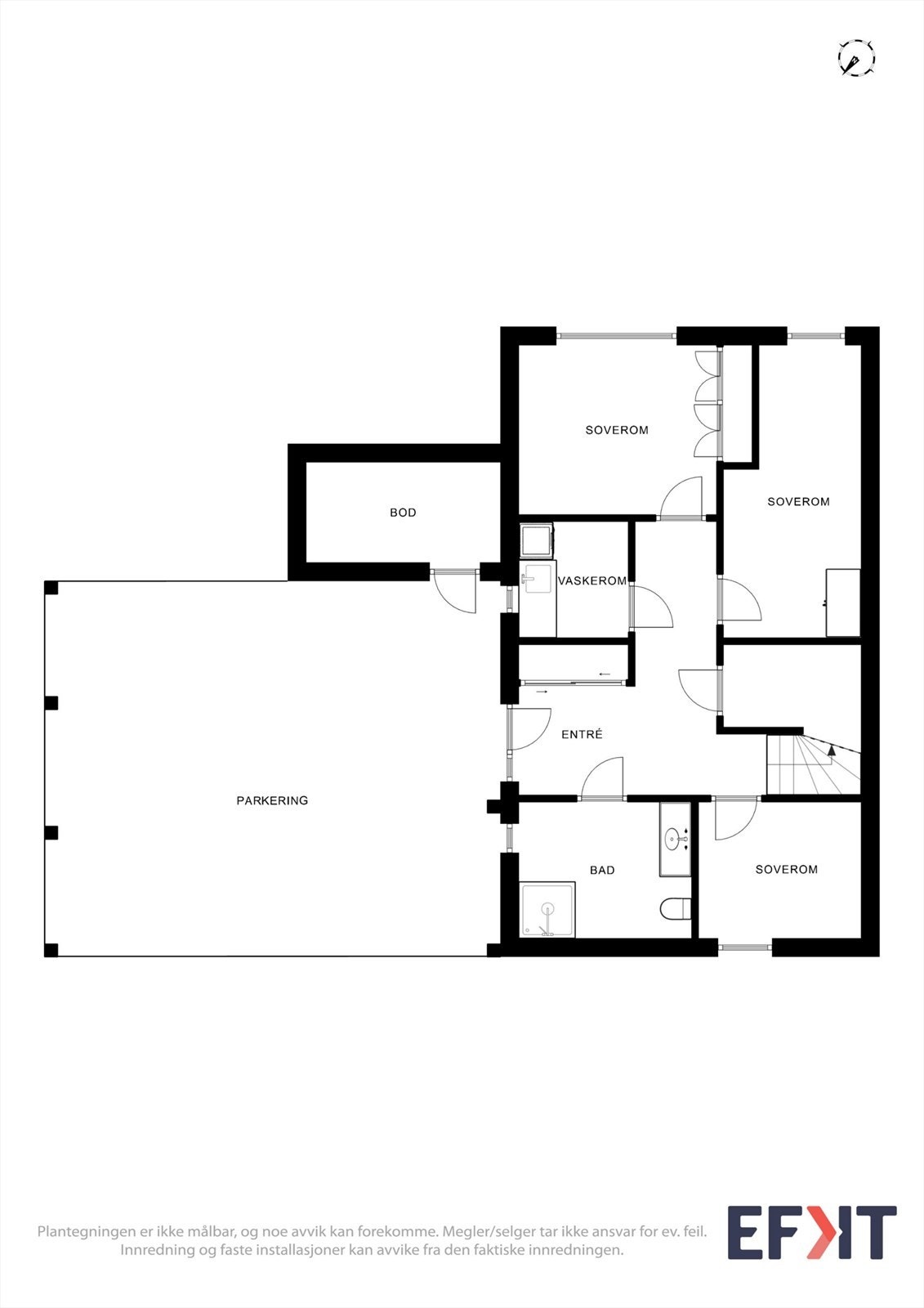 Plantegning 1. etasje. Galleribilde
