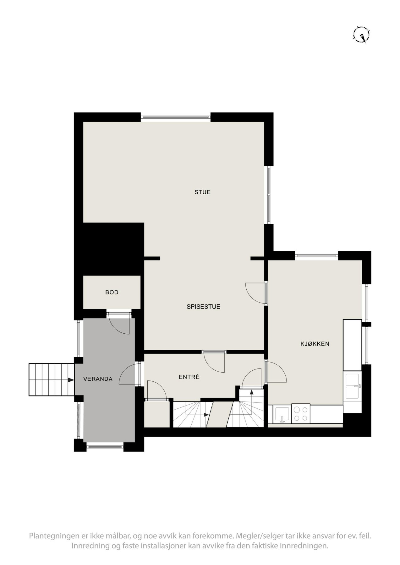 Plantegninger 1- etasje Galleribilde