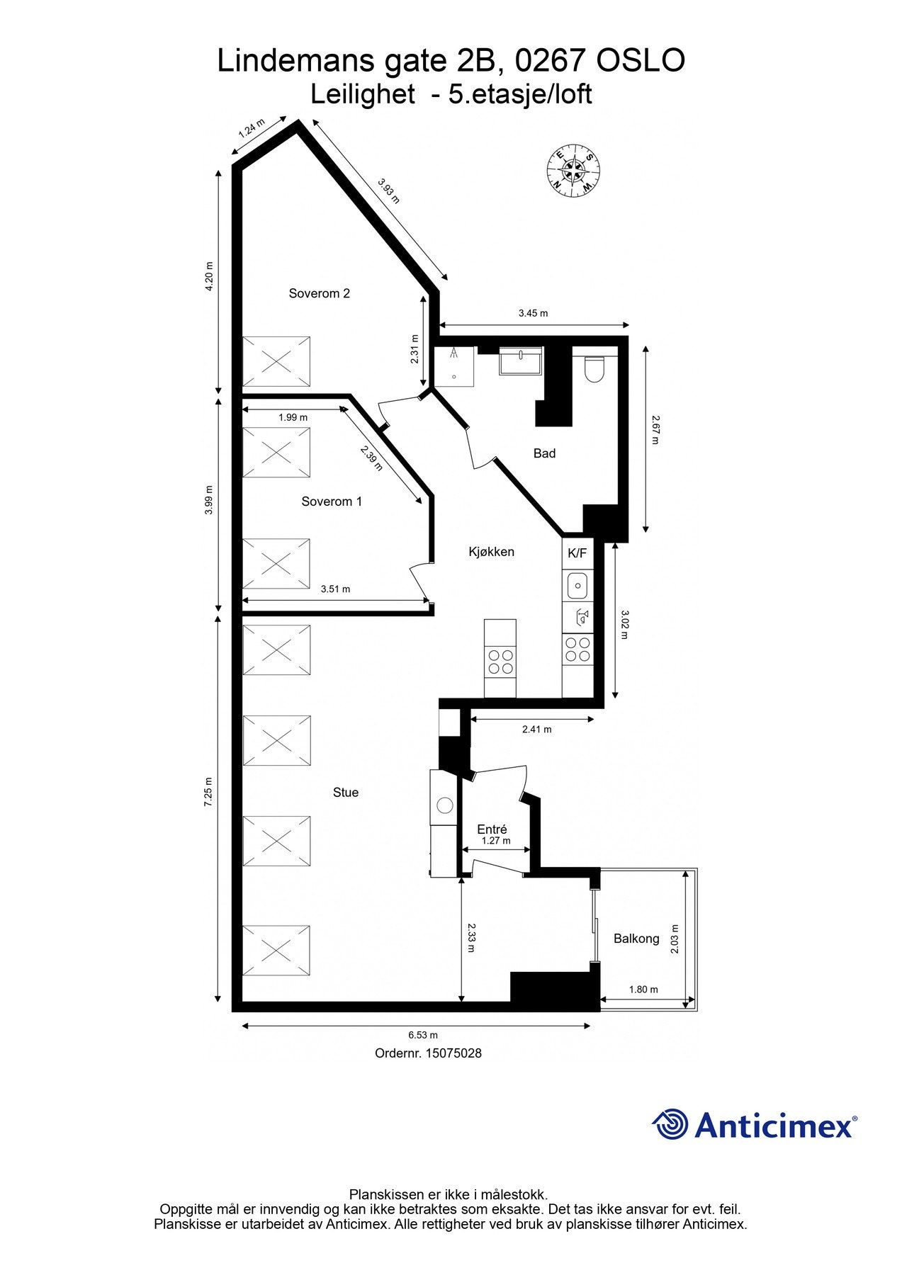 Plantegning. Galleribilde