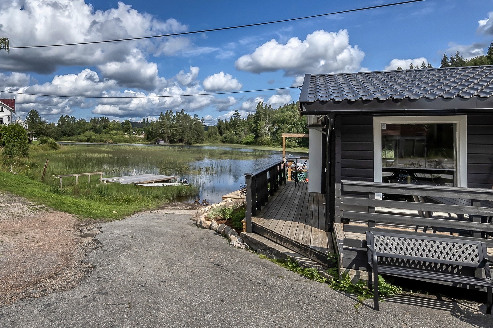 Områdebilde fra kiosken ved Kilevann. Galleribilde