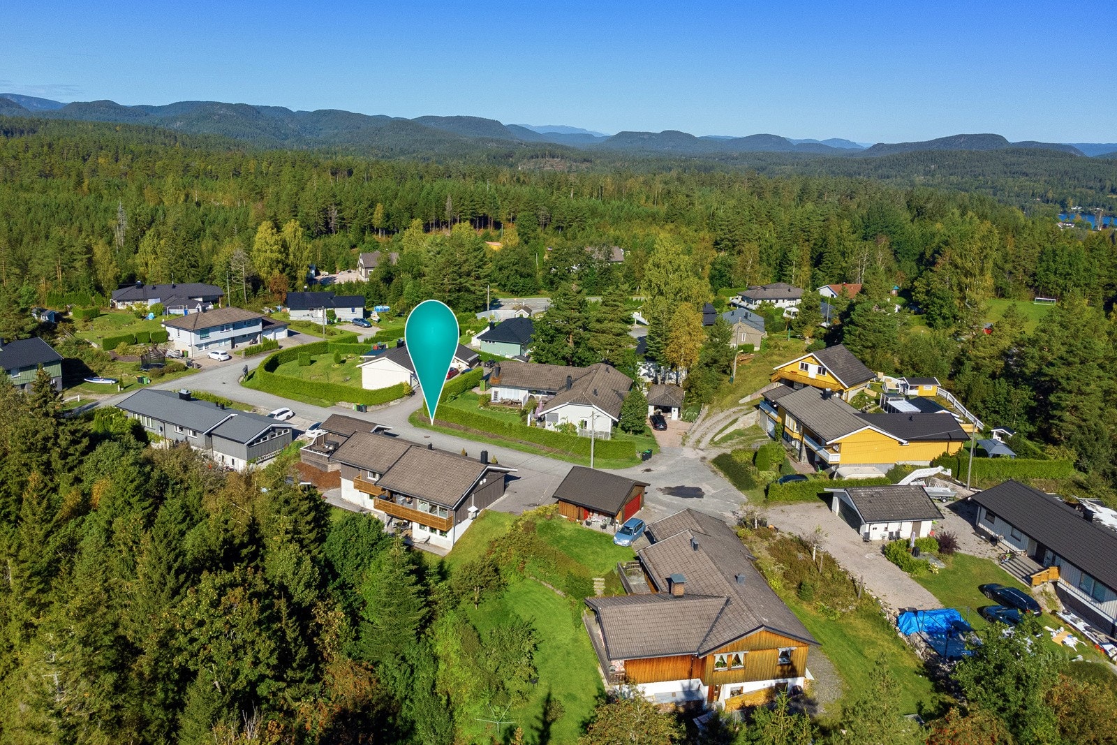 Bilde tatt med drone Galleribilde