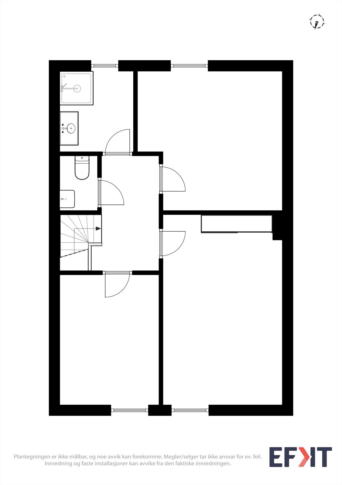 Plantegning 2.etg. Galleribilde