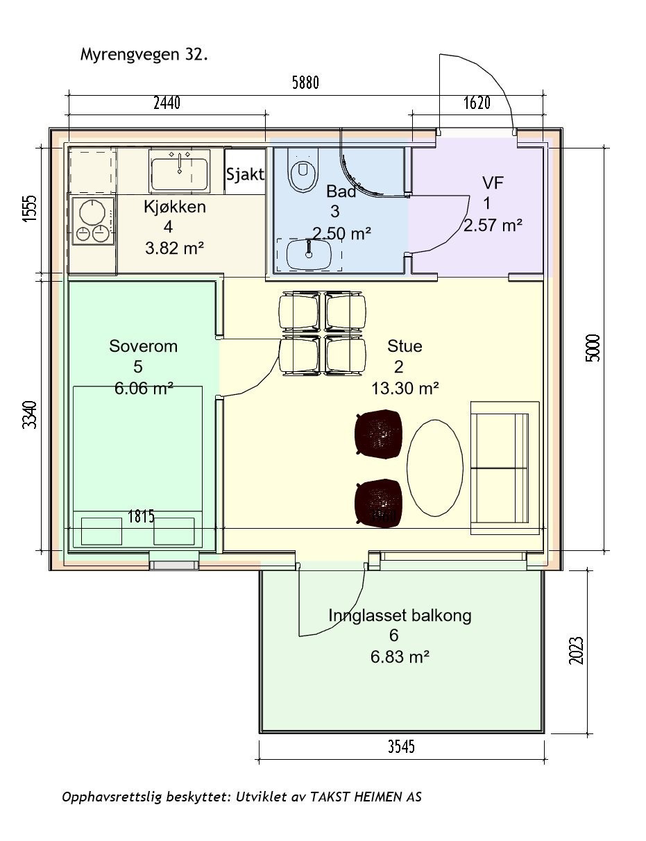 Plantegning Galleribilde