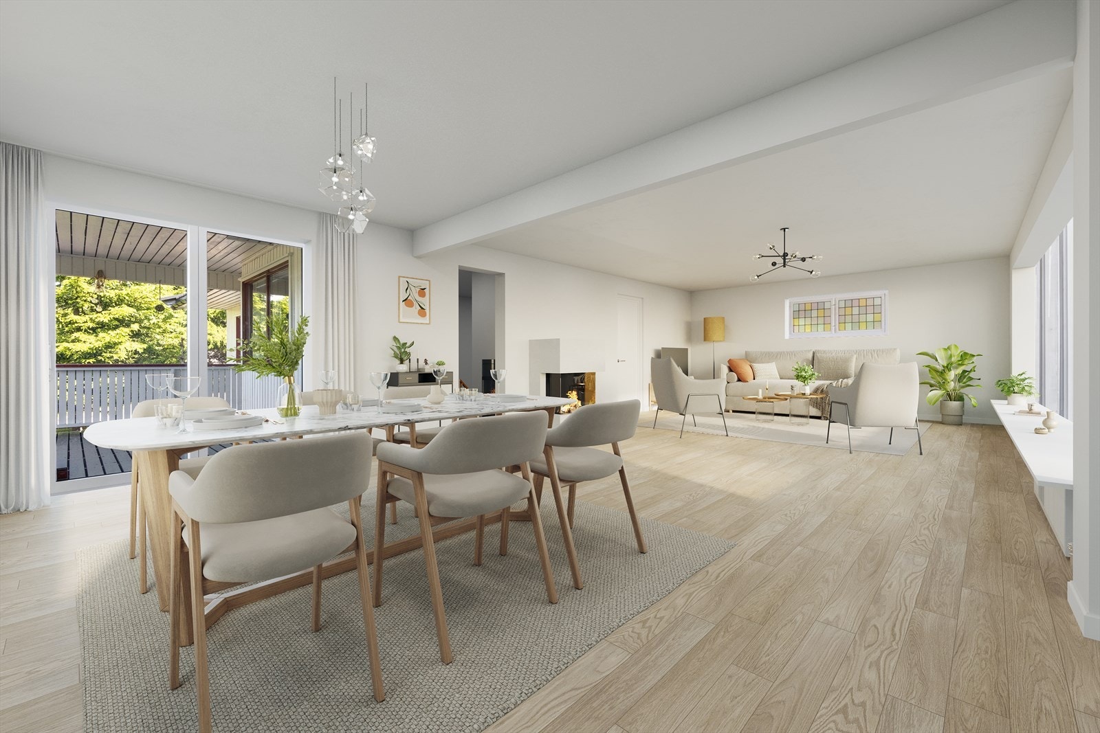 Bilde er laget til inspirasjon på hvordan det kan bli etter oppussing. Galleribilde