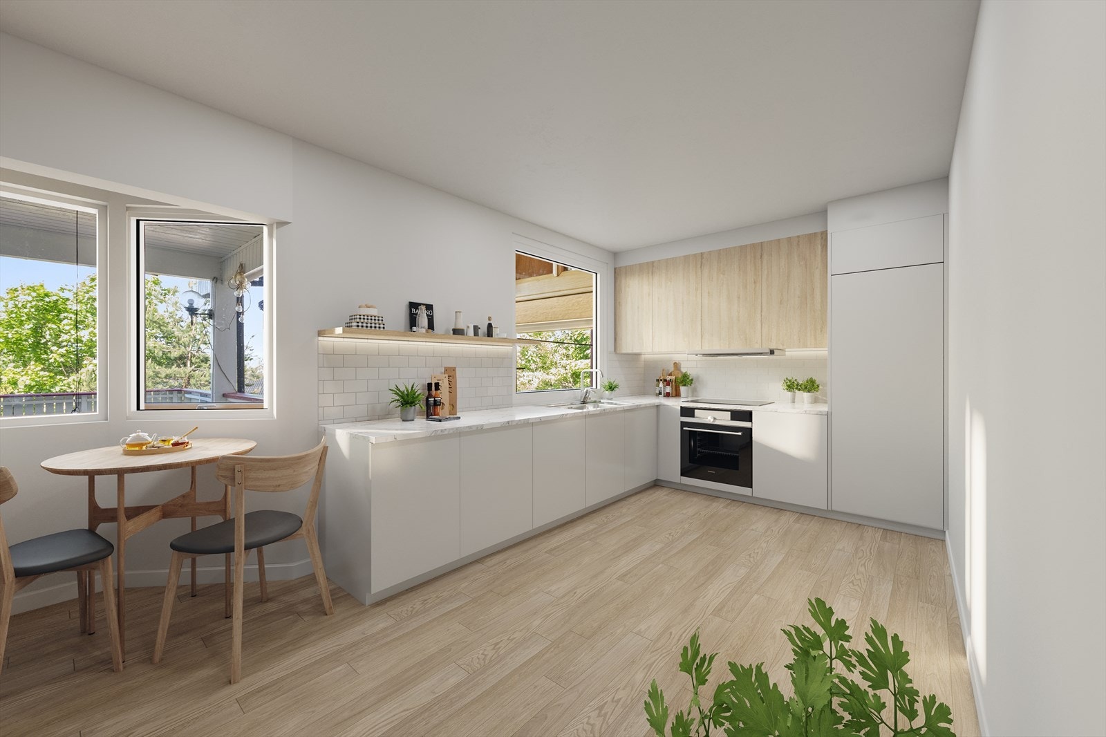 Bilde er laget til inspirasjon på hvordan det kan bli etter oppussing. Galleribilde