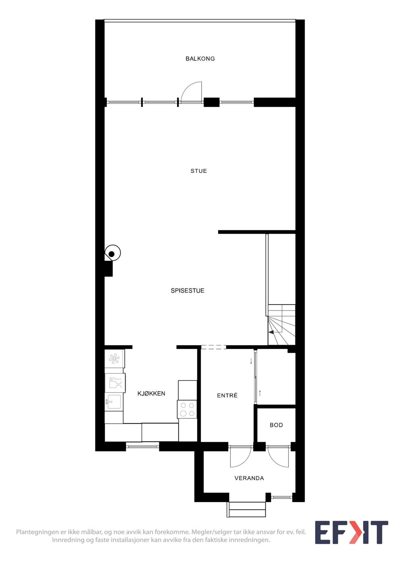 Plantegning - 1. etasje. Galleribilde