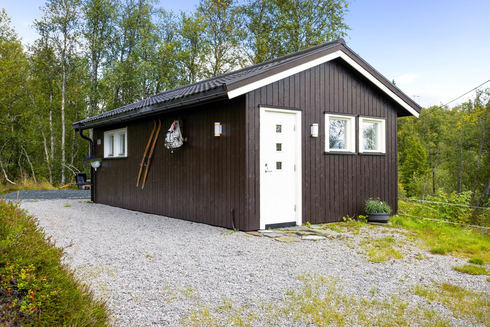 Anneks satt opp i 2016. Annekset inneholder baderom og soverom. I tillegg et romslig bodrom i enden av annekset Galleribilde